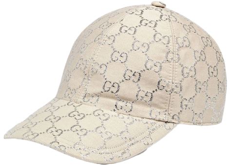 gucci lame baseball hat|Gucci baseball cap women's.